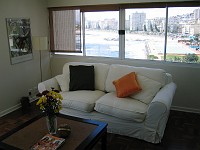  Standing in the lounge, looking out towards the north-facing window