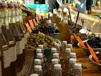  Olives - exploring the market in Castellane.