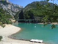  The entrance to the Verdon Gorge.