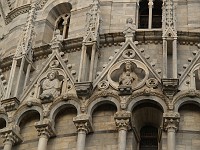  Stonework on the outside of the Baptistry.