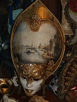  An ornate Venetian mask.