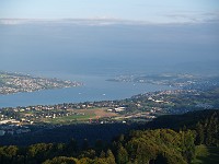  View over Lake Zurich - direction Rapperswil.