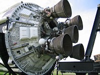  Bottom of one of the sections from the Saturn 13 rocket