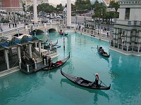  Canal at the Venetian, complete with gondola rides and singing.