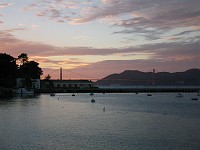  View of Golden Gate Bridge in the background