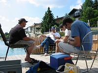  Preparing for training dive 1 with Horst