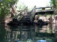  From left: Horst, Mark, Irene - Ginnie Springs