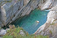  Crystal clear waters wind through the Verzasca valley