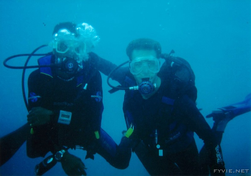 Ralph and I underwater